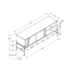 Monarch TV Stand 60" - Grey Best