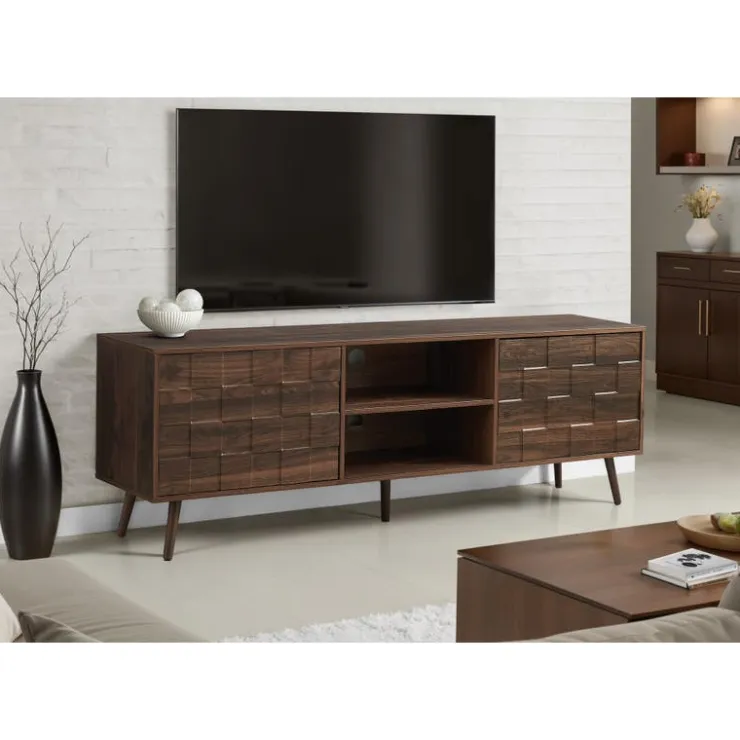 Monarch TV Stand 72" - Walnut