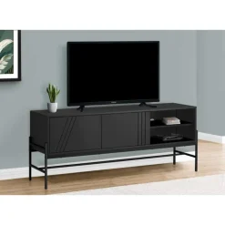Monarch TV Stand 60" - Black Hot