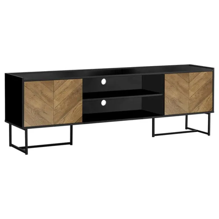 Monarch TV Stand 72" - Black Hot