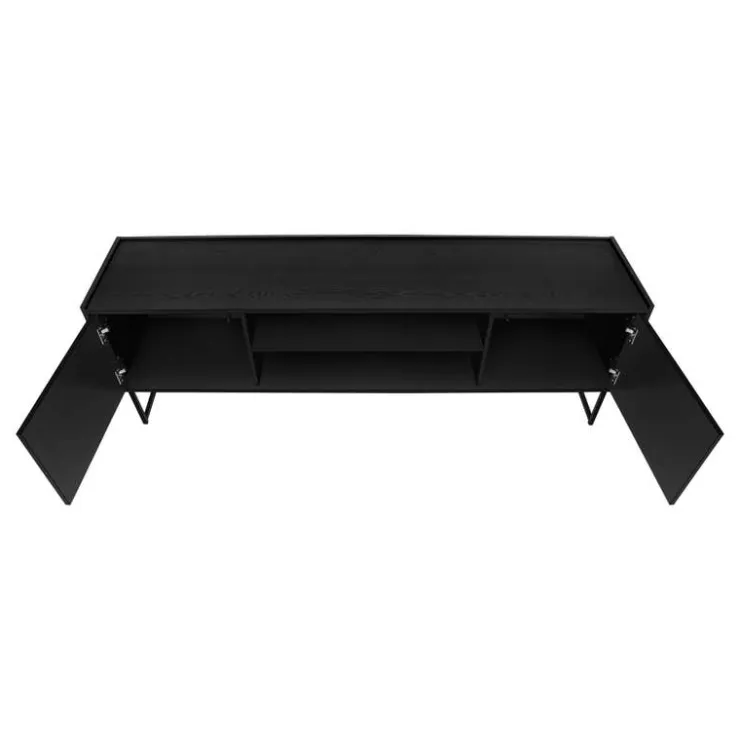 Monarch TV Stand 72" - Black Hot