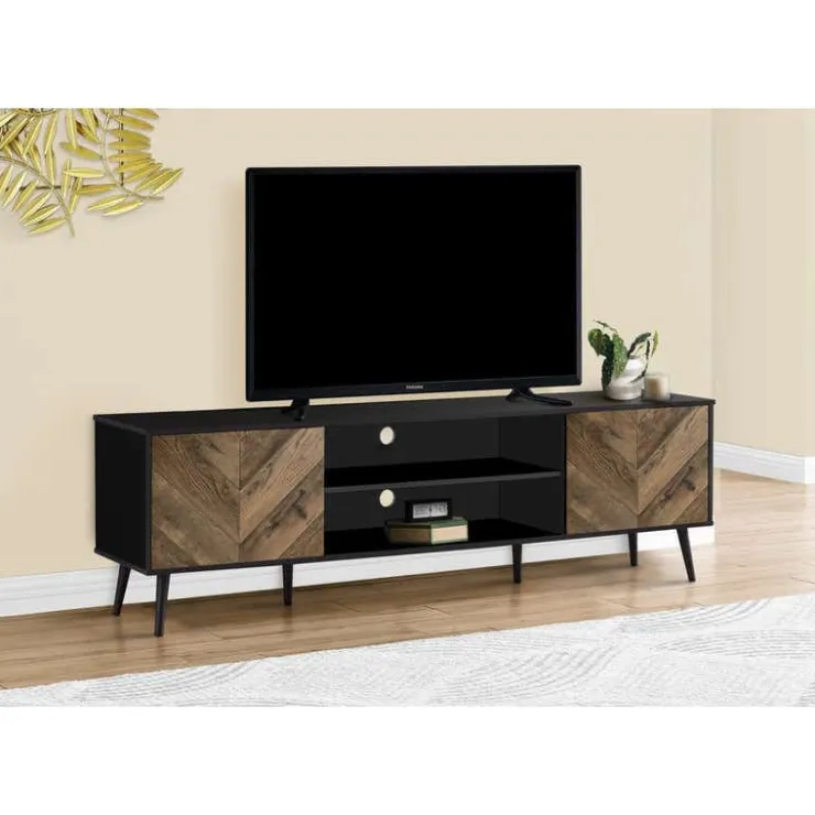 Monarch TV Stand 72" - Black