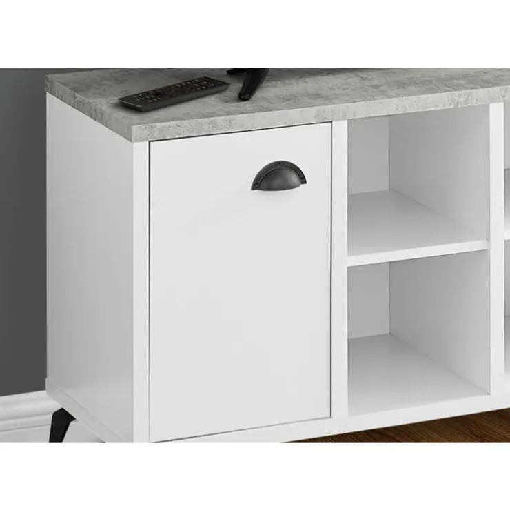 Monarch TV Stand 48" - White Hot
