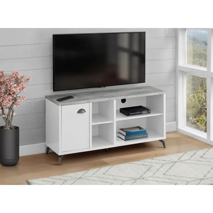 Monarch TV Stand 48" - White Hot
