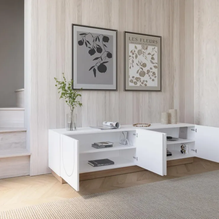 Nexera TV Stand 72" - White Outlet