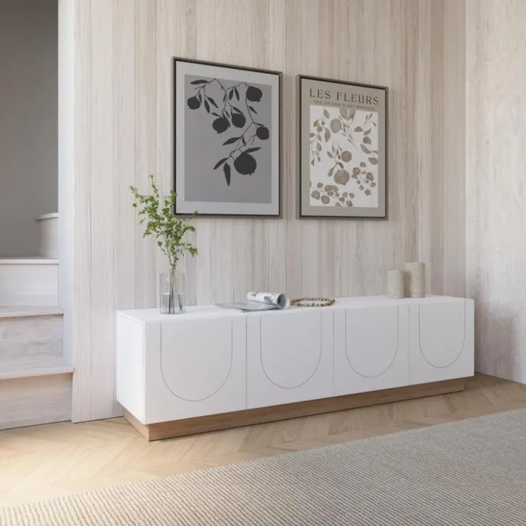 Nexera TV Stand 72" - White Outlet