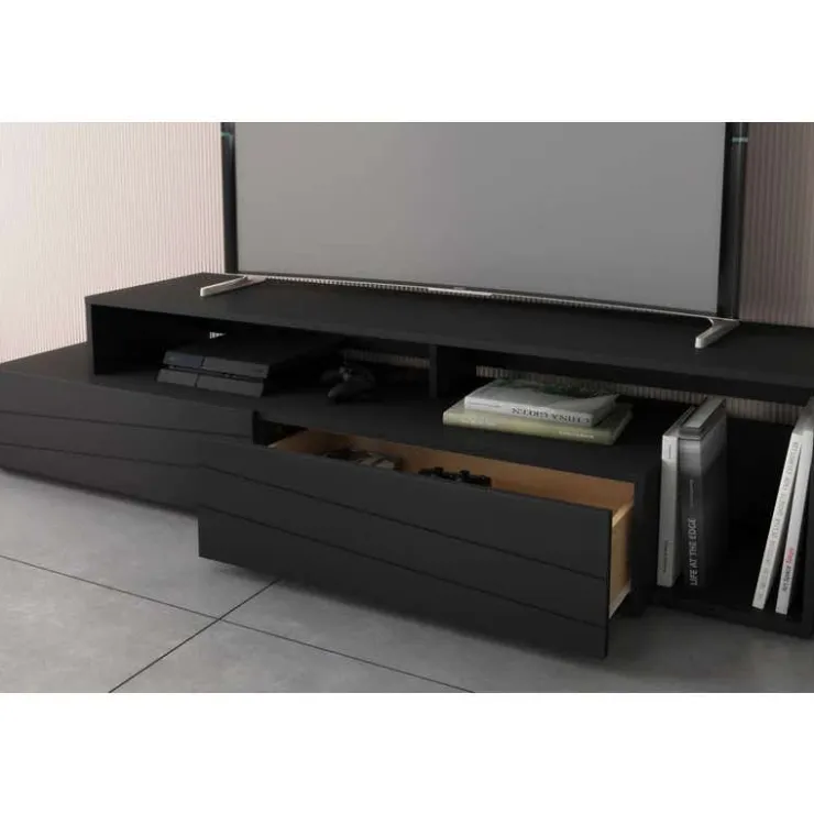 Nexera TV Stand 72" - Black Best