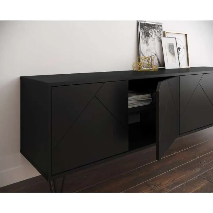 Nexera TV Stand 72" - Black Outlet