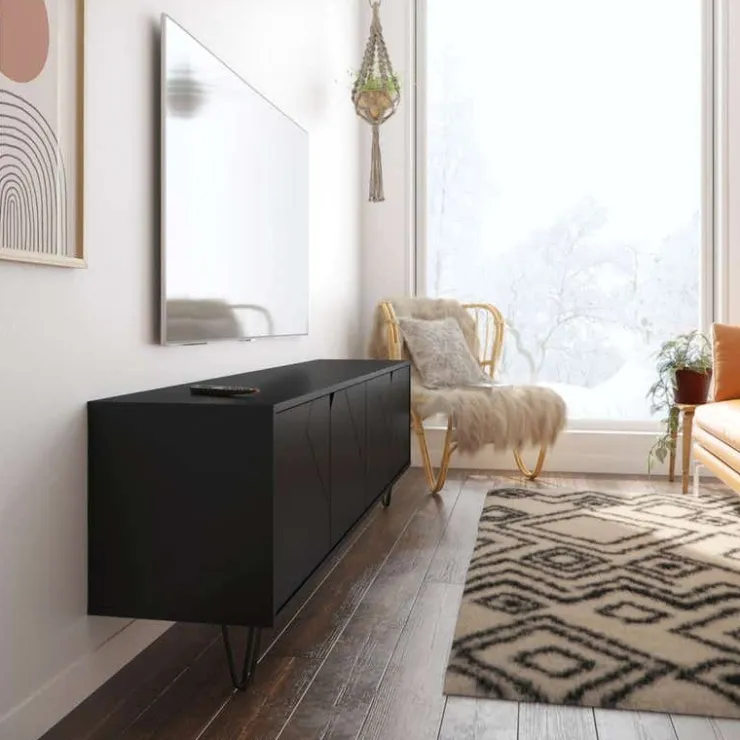 Nexera TV Stand 72" - Black Outlet