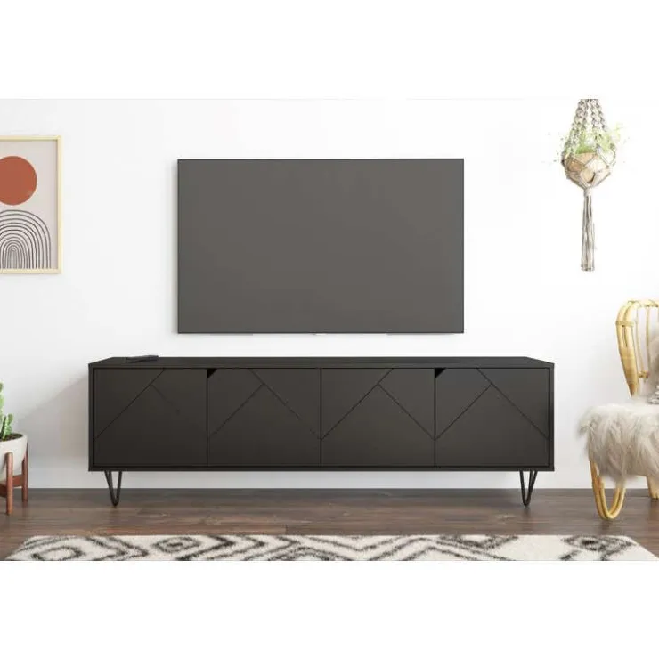 Nexera TV Stand 72" - Black Outlet