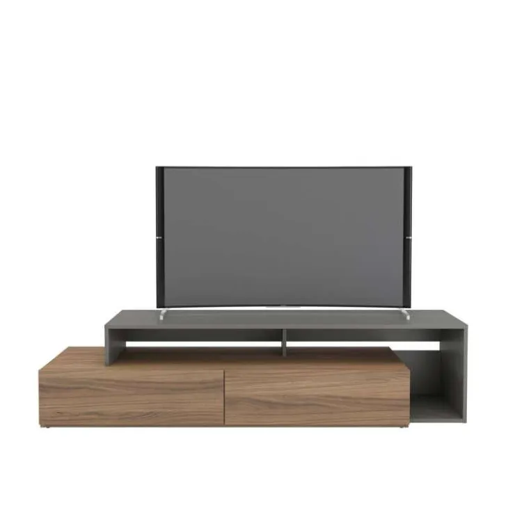 Nexera TV Stand 72" - Light Brown and Grey Discount