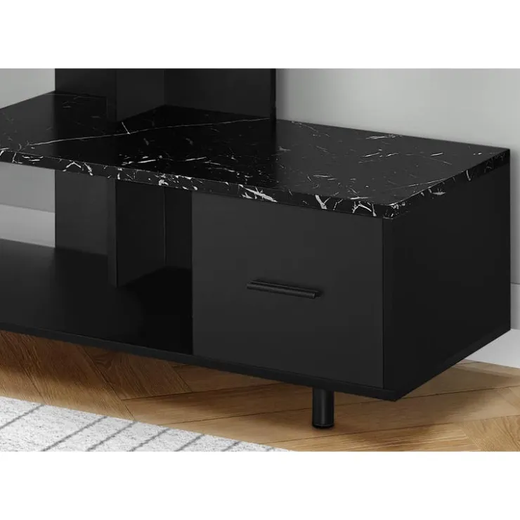 Monarch TV Stand with Drawer 48" - Black Discount