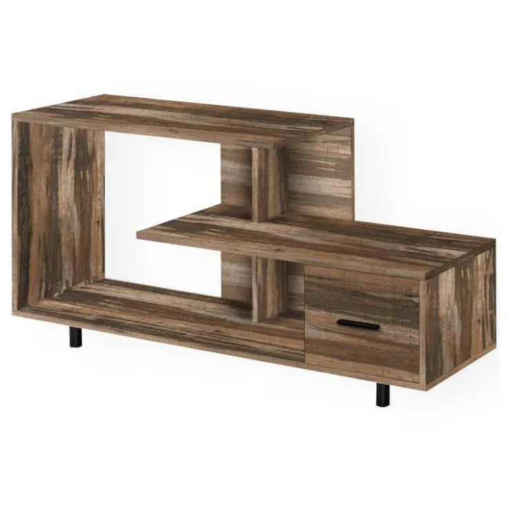 Monarch TV Stand with Drawer 48" - Brown New