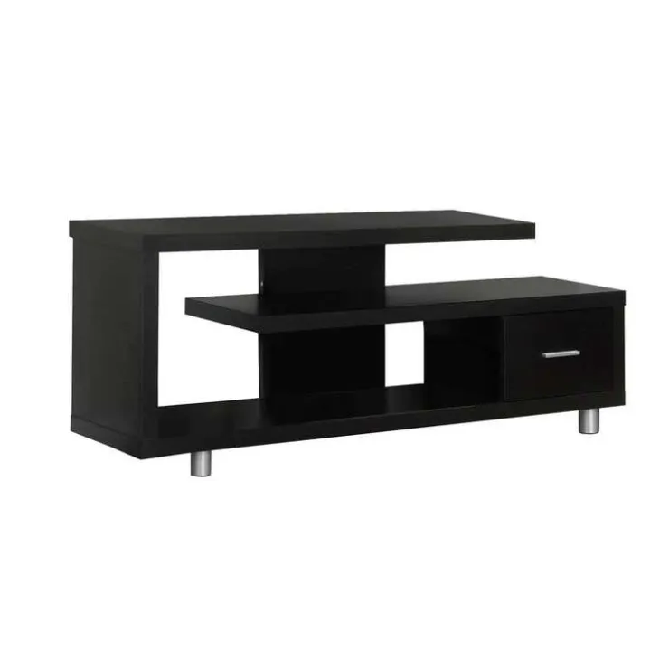 Monarch TV Stand with Drawer 60" - Espresso New