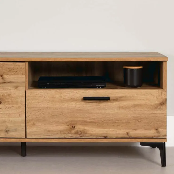 Meubles South Shore TV Stand with Drawer 60" - South Shore Nordik Oak