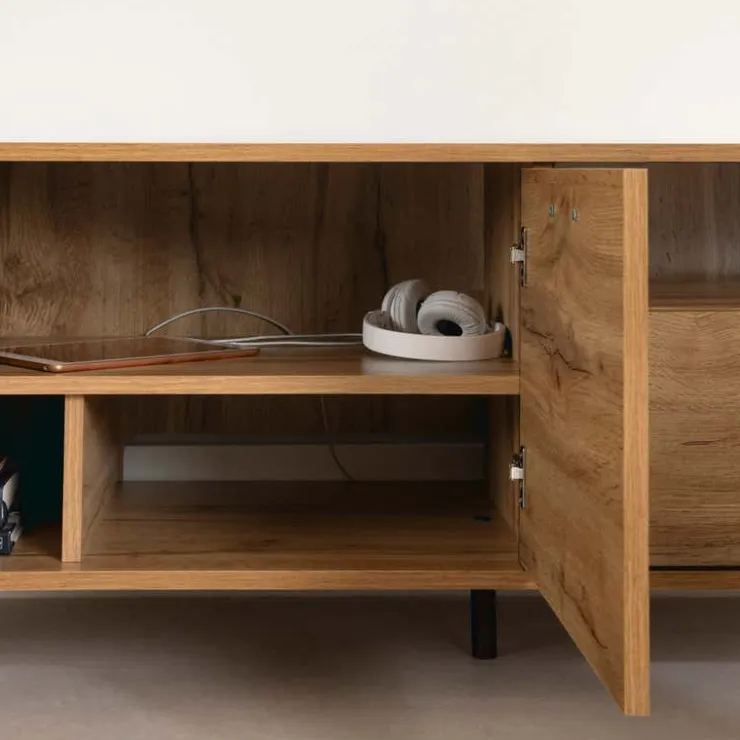 Meubles South Shore TV Stand with Drawer 60" - South Shore Nordik Oak