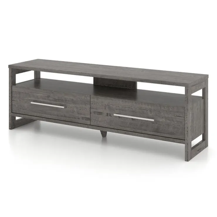 MEQ TV Stand with Drawers 63" - Grey Best