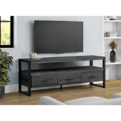 Monarch TV Stand with Drawers 60" - Black New