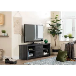 Meubles South Shore TV Stand with Drawers 60" - South Shore GRAY OAK New