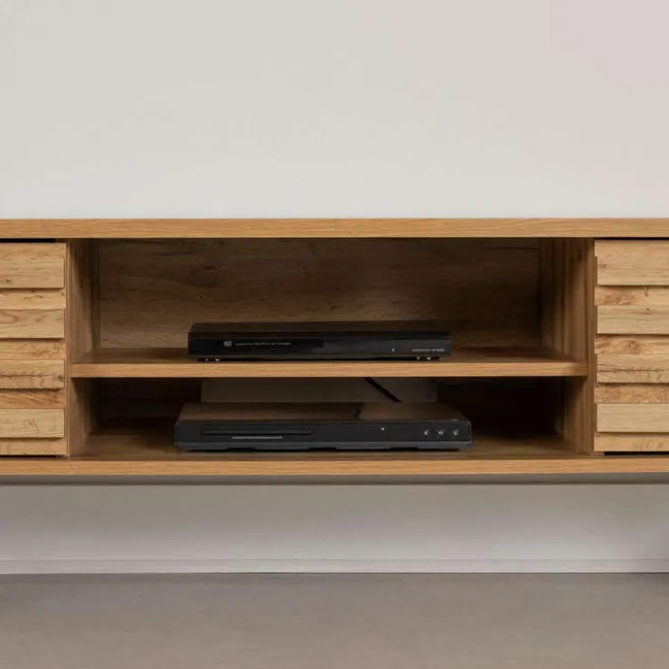 Meubles South Shore TV Stand with Drawers 70" - South Shore Nordik Oak Clearance