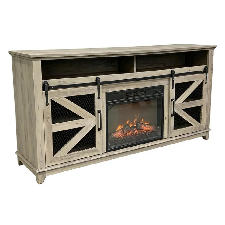 TV Stand with Electric Fireplace 66" Online