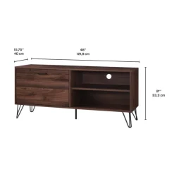 TV Stand with Storage - 48" Brown Best
