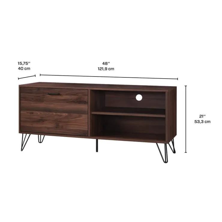 TV Stand with Storage - 48" Brown Best