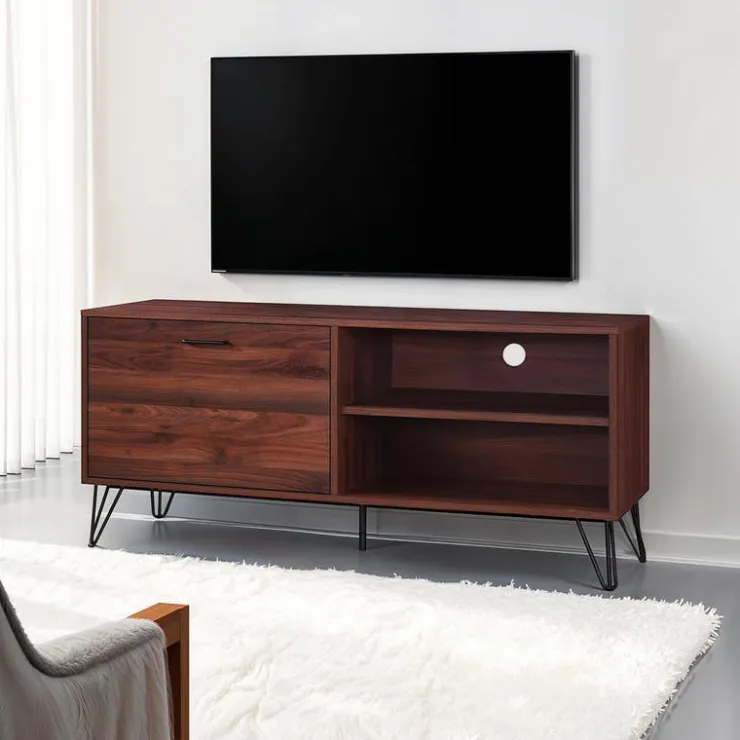 TV Stand with Storage - 48" Brown Best