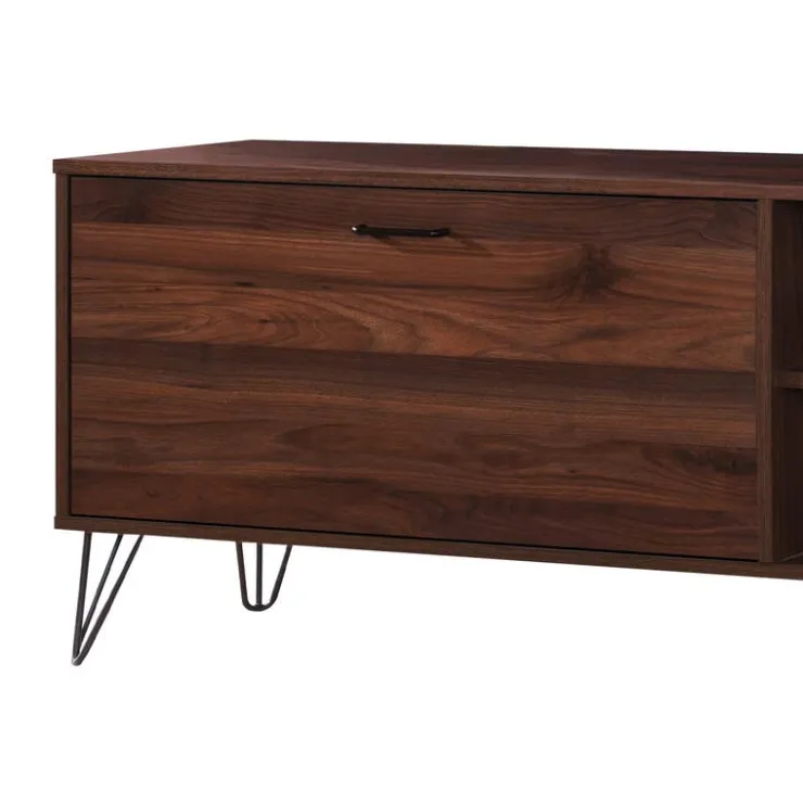 TV Stand with Storage - 71" Brown Sale