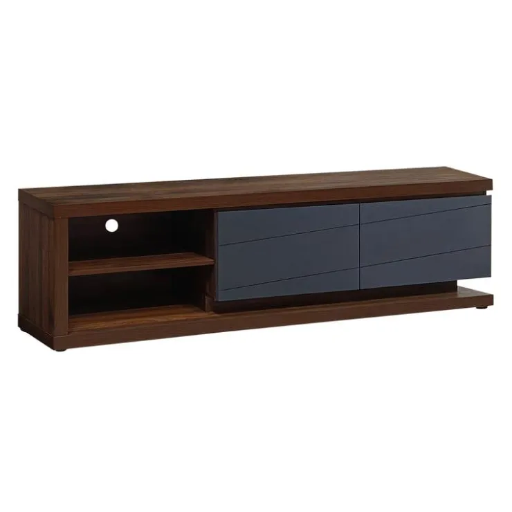 TV Stand with Storage - 71" Brown / Dark Grey Hot