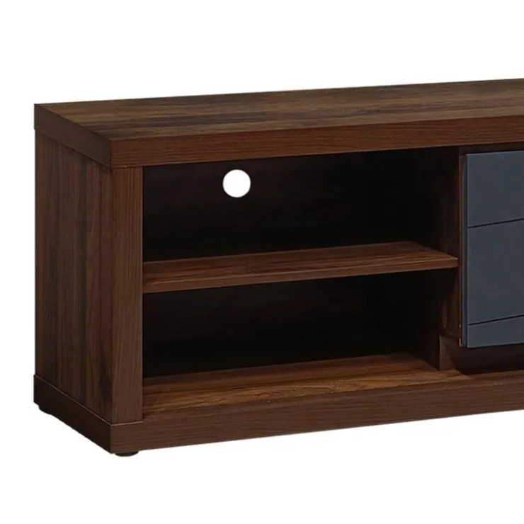 TV Stand with Storage - 71" Brown / Dark Grey Hot