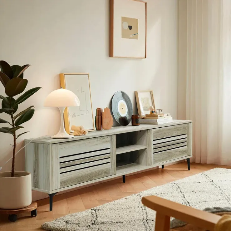 TV Stand with Storage - 63" White Discount