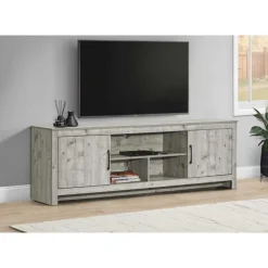 Monarch TV Stand with Storage 72" - Grey Best