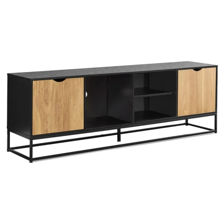 Monarch TV Stand with Storage 72" - Black New