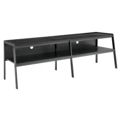 Monarch TV Stand with Storage 72" - Black Hot