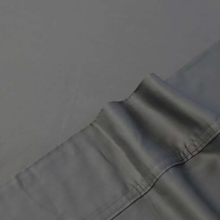 Twin Bamboo Bed Sheet Set - Charcoal Grey New