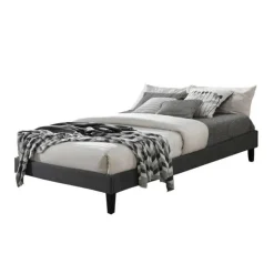 Twin Bed (39") Dark grey Discount