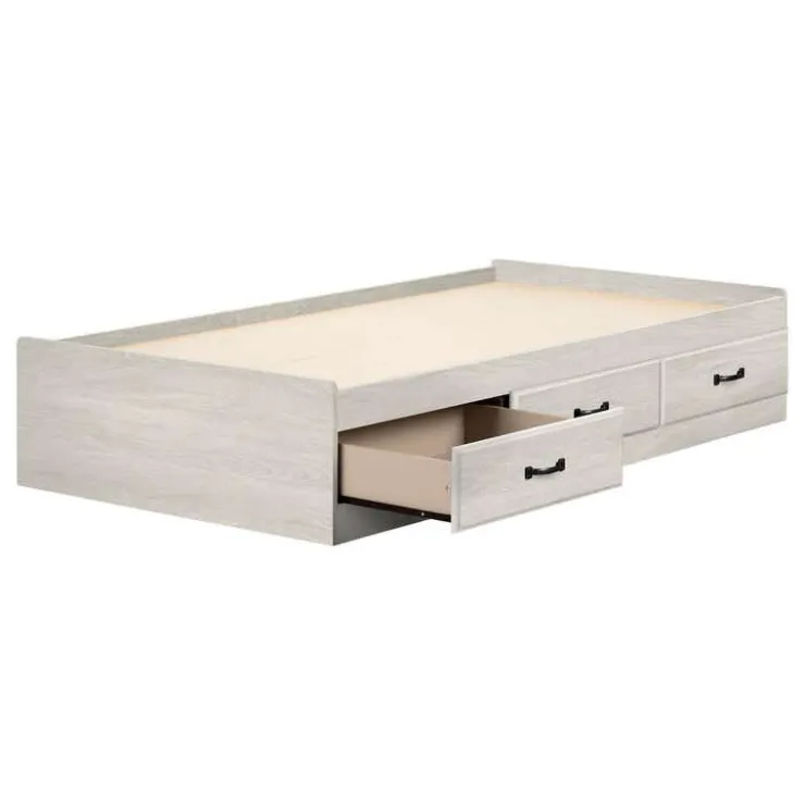 Meubles South Shore Twin Bed with 3-Drawer Storage (39") - South Shore White Discount
