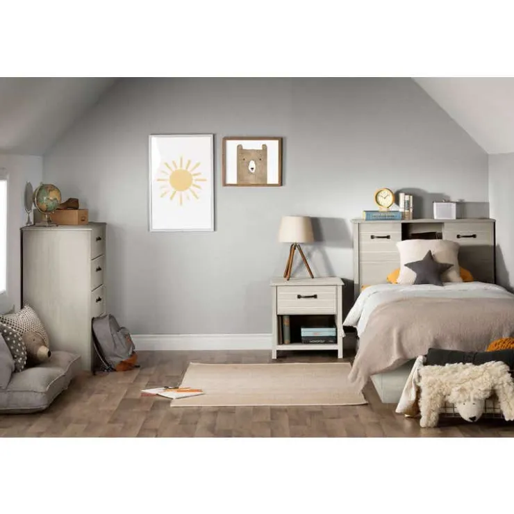 Meubles South Shore Twin Bed with 3-Drawer Storage (39") - South Shore White Discount