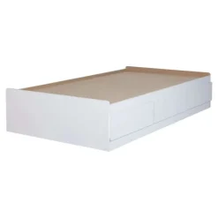 Meubles South Shore Twin Bed With 3-Drawer Storage (39") - South Shore PURE WHITE New