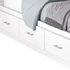 SUA-V Twin Bed with 3-Drawer Storage, Headboard and Dresser (39