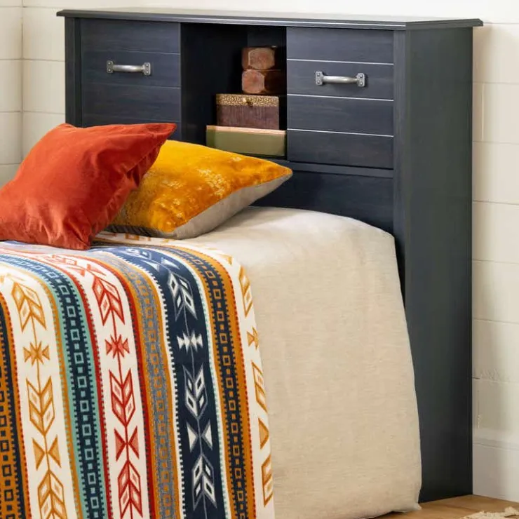 Meubles South Shore Twin Bookcase Headboard (39'') - South Shore BLUEBERRY Sale