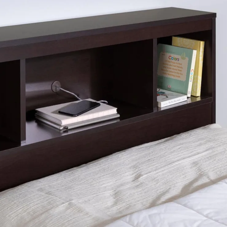 Meubles South Shore Twin Bookcase Headboard (39'') - South Shore CHOCOLATE Hot