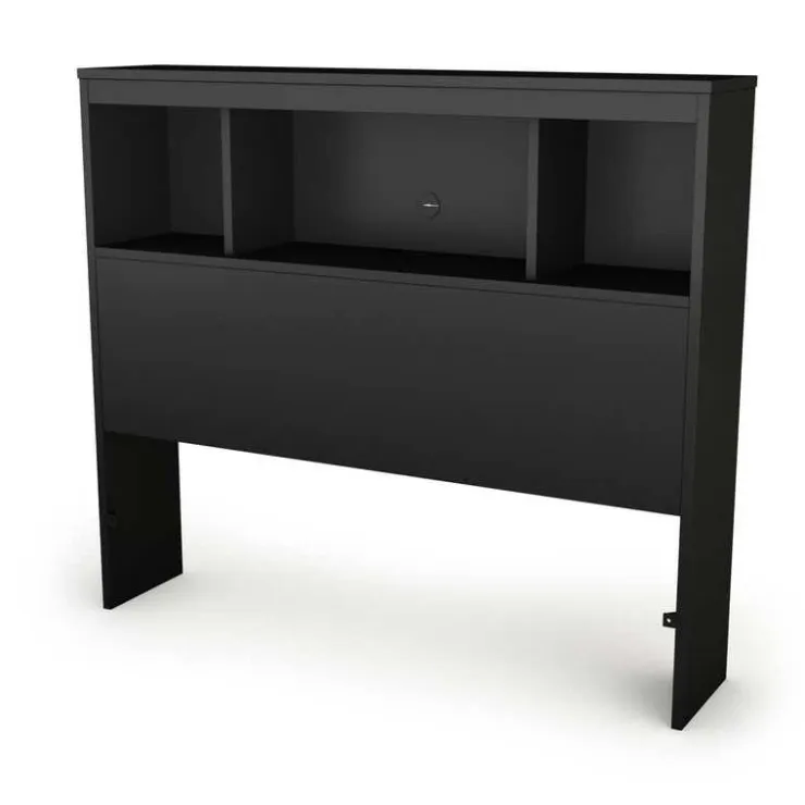 Meubles South Shore Twin Bookcase Headboard (39'') - South Shore PURE BLACK Outlet