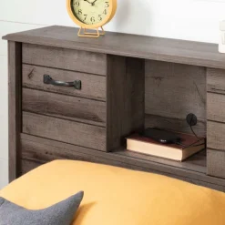 Meubles South Shore Twin Bookcase Headboard 39'' - South Shore FALL OAK