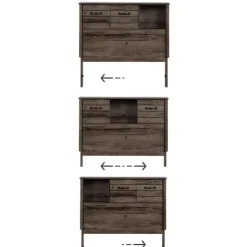 Meubles South Shore Twin Bookcase Headboard 39'' - South Shore FALL OAK