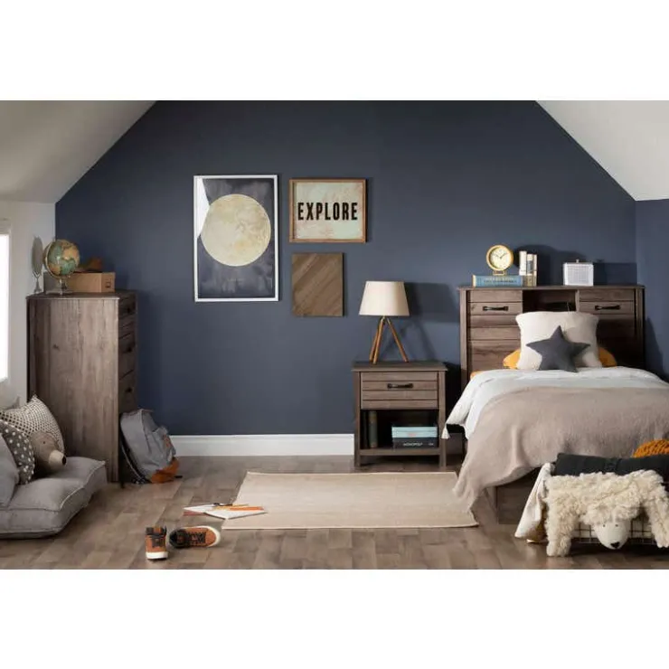 Meubles South Shore Twin Bookcase Headboard 39'' - South Shore FALL OAK