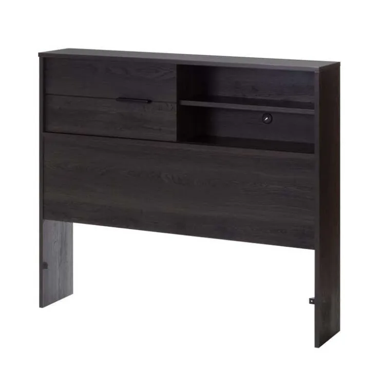 Meubles South Shore Twin Headboard With Storage - South Shore GRAY OAK Sale