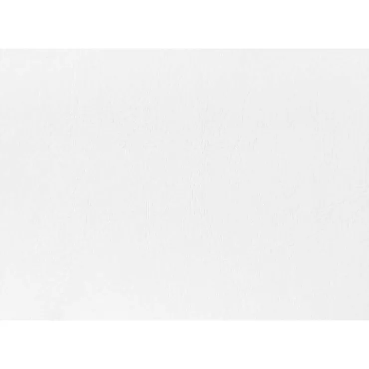 Monarch Twin Leather-Look Bed with Headboard (39") White Discount