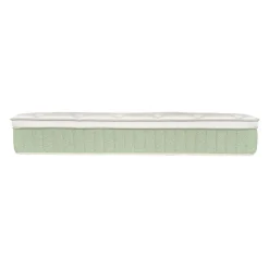 Twin Medium-Firm Hybrid Mattress-in-a-Box - 39" Green/White Clearance